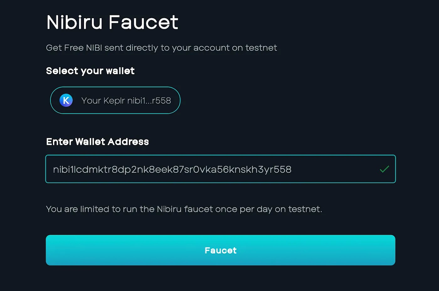 Testnet Tokens Image