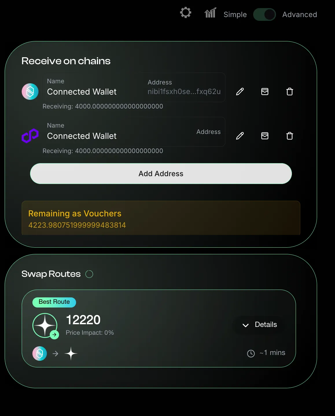 Testnet Swaps Image Testnet Swaps Image