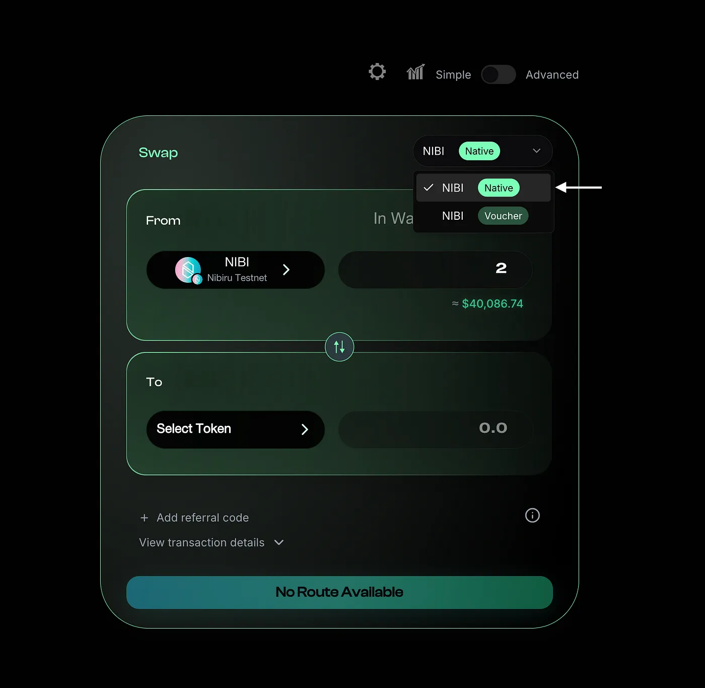 Testnet Swaps Image Testnet Swaps Image
