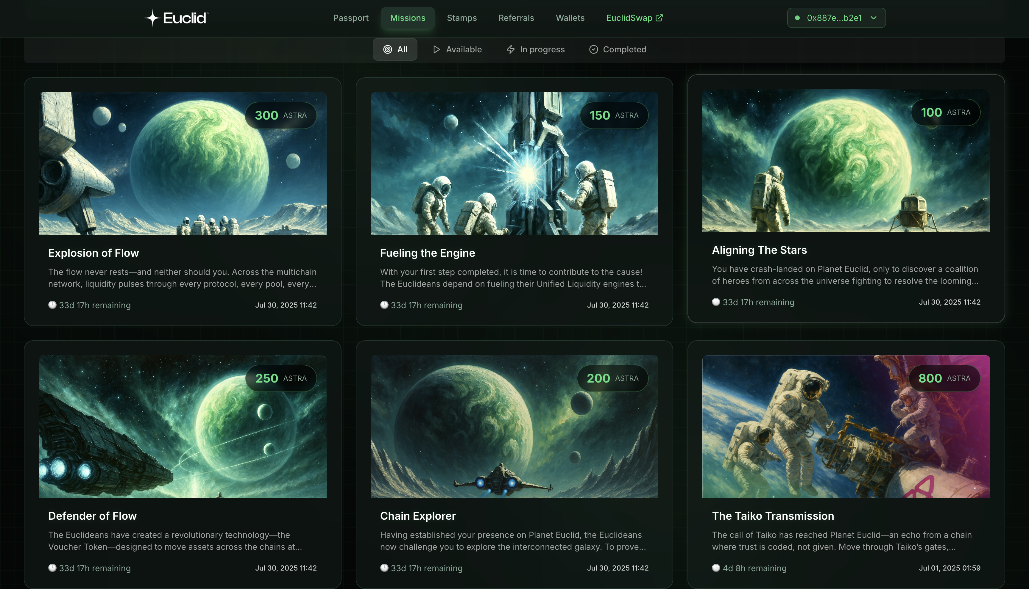 Euclid Testnet Image Euclid Testnet Image
